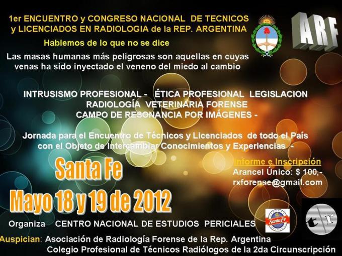 INSCRIPCION SORTEO DE BECAS RADIOLOGIA FORENSE MAYO 2012