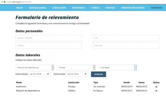 Relevamiento Laboral